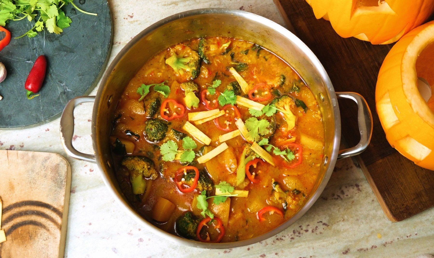Tajskie Red Curry z Dynią