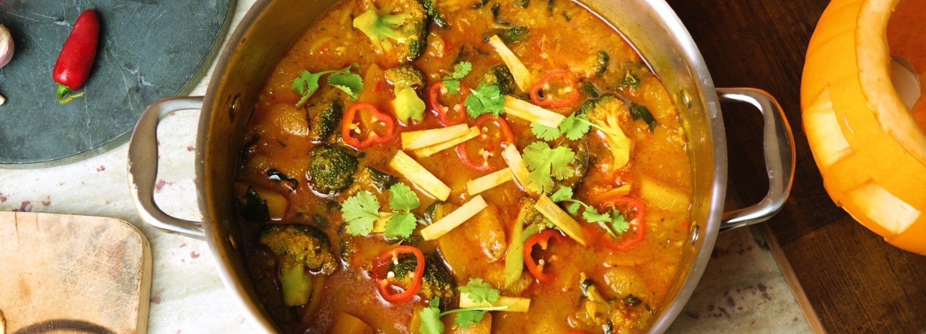 Tajskie Red Curry z Dynią