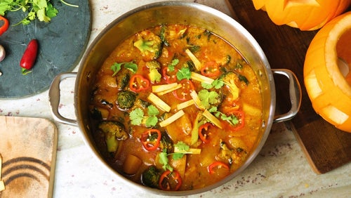 Tajskie Red Curry z Dynią