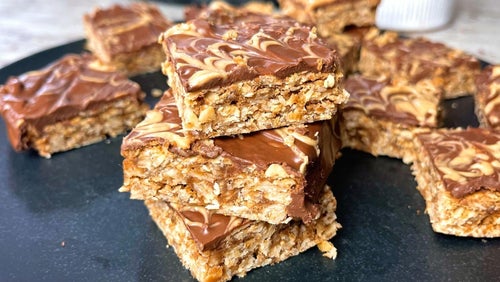 Czekoladowo-Orzechowy Flapjack