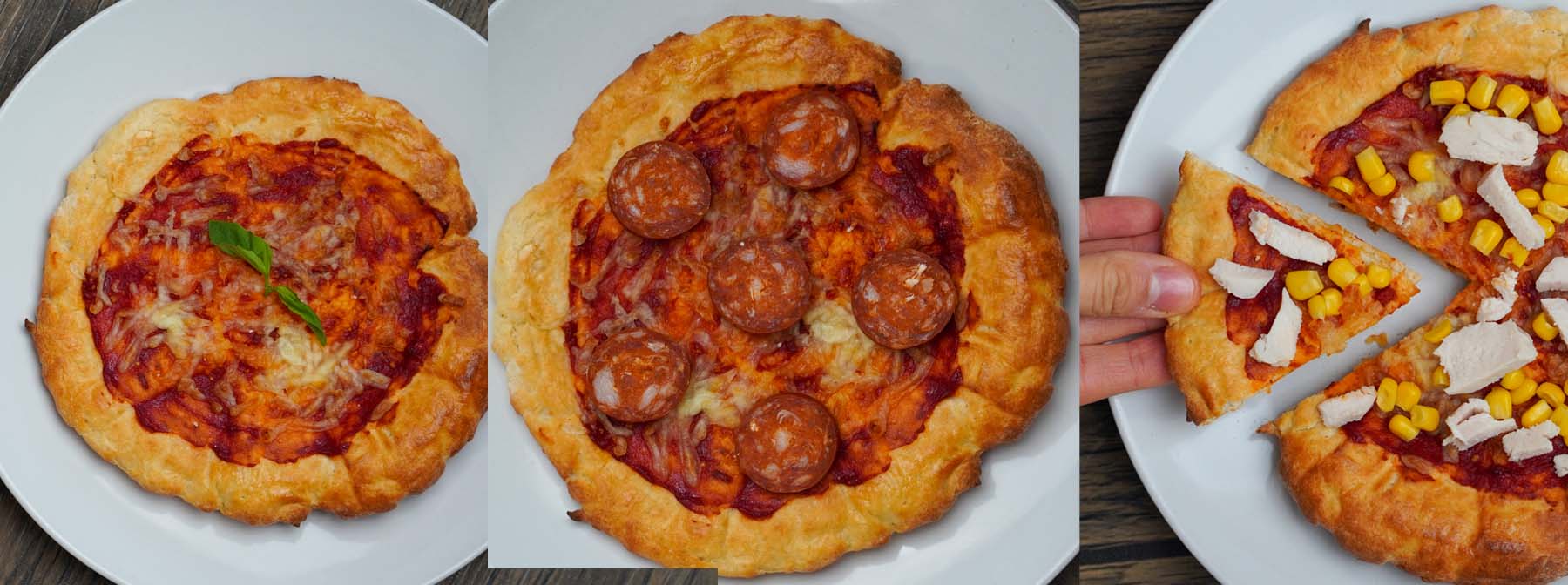 Pizza z Frytkownicy na 3 Sposoby