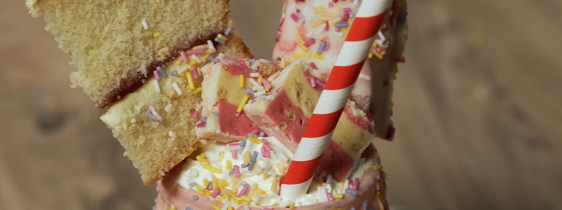Przepis na Freakshake Urodzinowy z 6 Warstwowym Batonikiem!