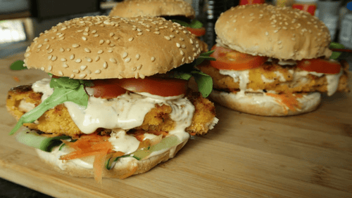 Burgery z Kurczakiem i Słodkim Chilli