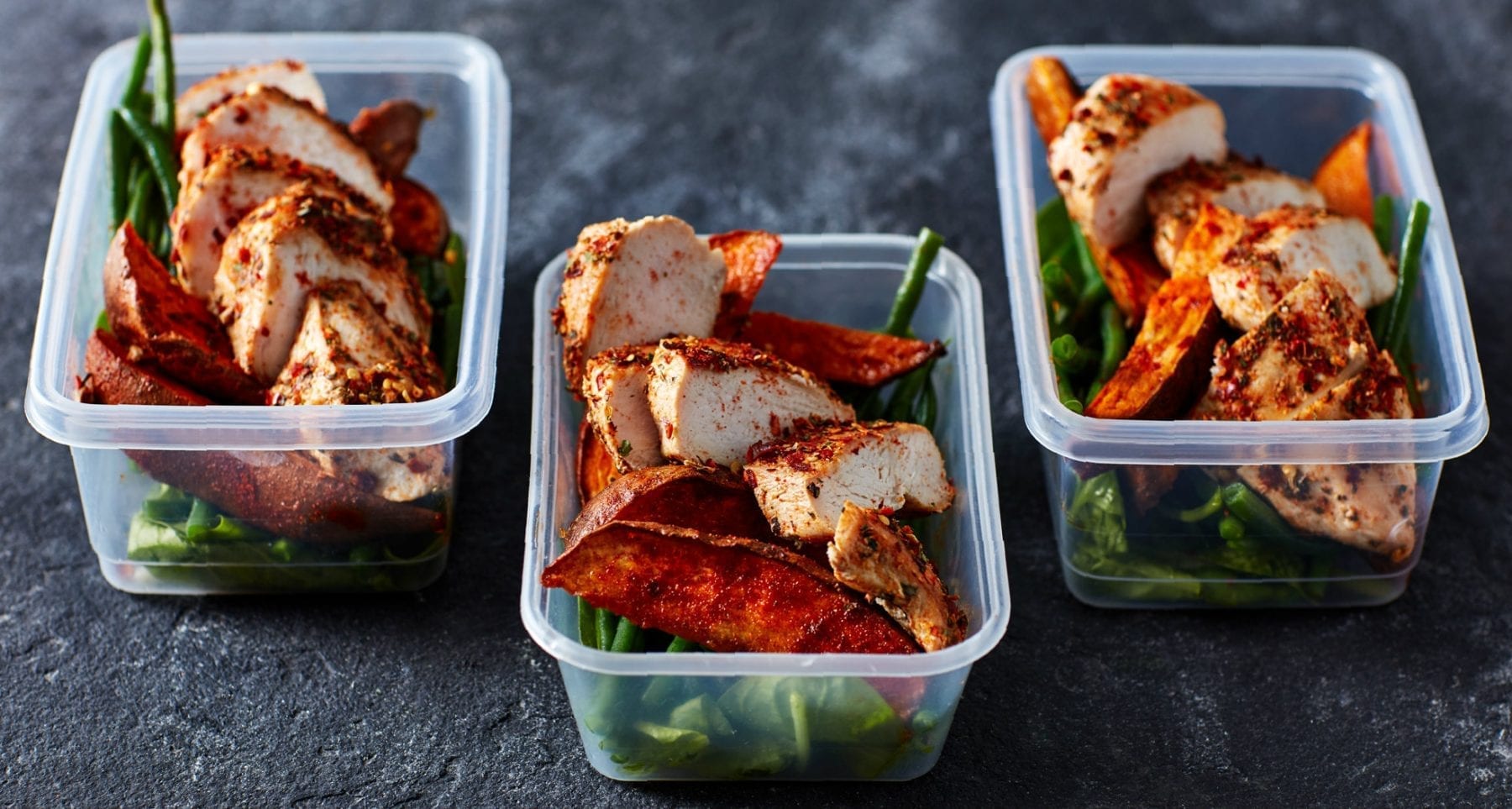 4 Day Meal Prep Idea | Chicken, Sweet Potato & Green Beans