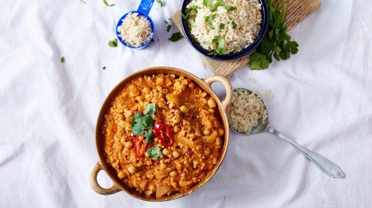 15-Minute High-Protein Vegan Tikka Masala