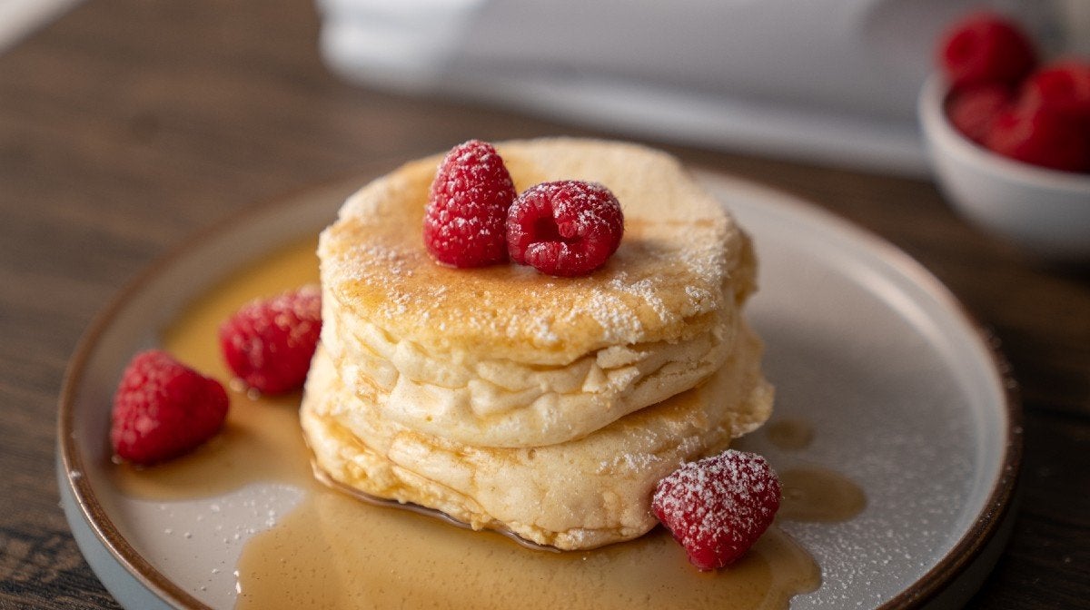 Japanese-Style Fluffy Pancakes | High-Protein Pancake Recipe