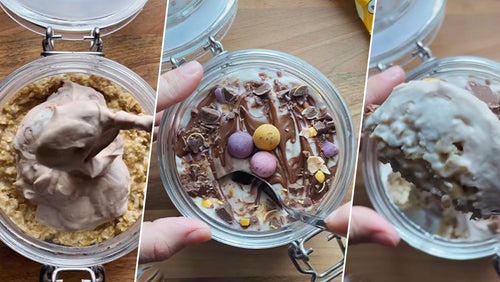 No-Bake High-Protein Easter Cheesecake