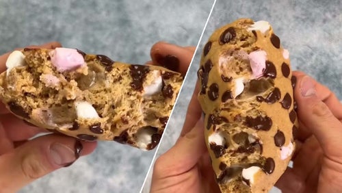 High-Protein Peanut Butter S'mores Cookie