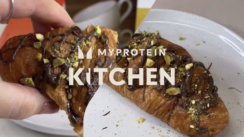 Pistachio-Filled Protein Croissant