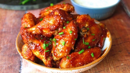 Sticky Honey BBQ Wings