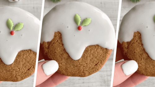 Fitwaffle's 3-Ingredient Peanut Butter Christmas Cookies