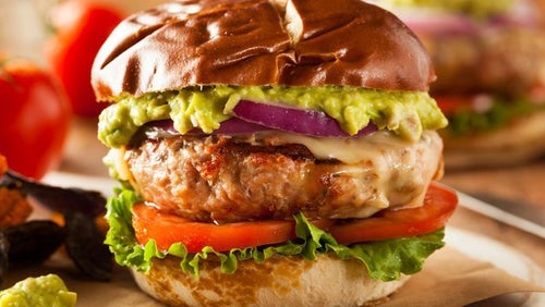 Homemade Lime & Chilli Turkey Burgers Recipe