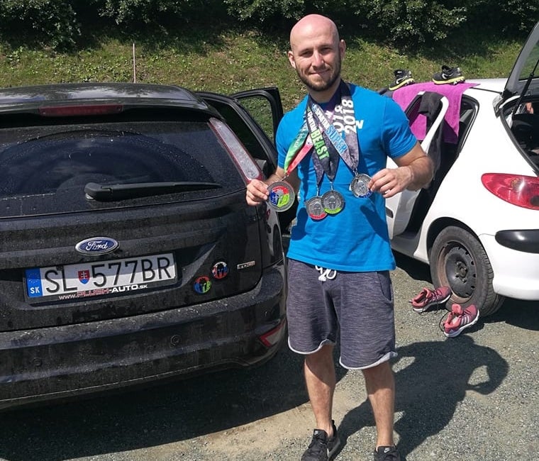 Medaily zo Spartan race