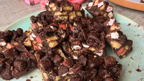Ruby choc protein rocky road