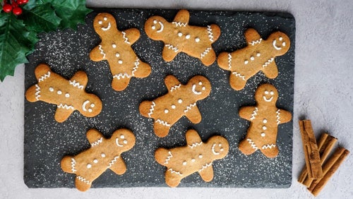 Enkla och spröda pepparkaksgubbar