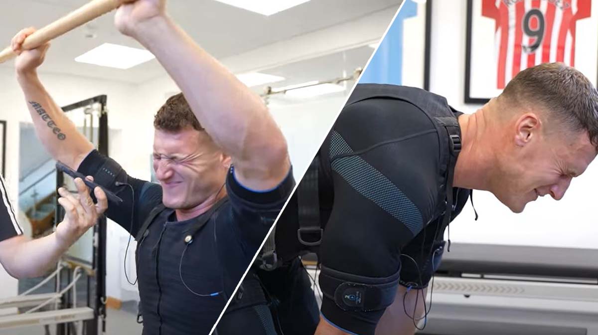 Bodybuilder äter & tränar som en Premier League fotbollsspelare för en dag