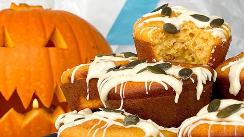 Halloween Protein pumpamuffins