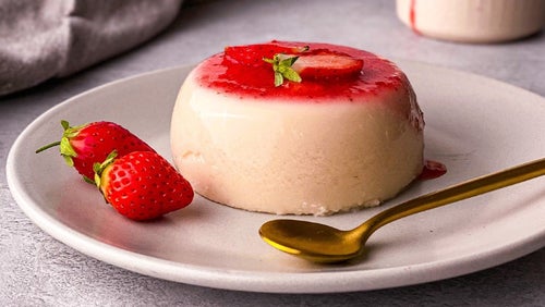 High-protein Pannacotta | Hälsosam dessert
