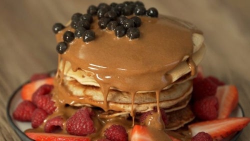 Fluffy Bubble Tea Protein Pancakes | Taiwanese lekkernij