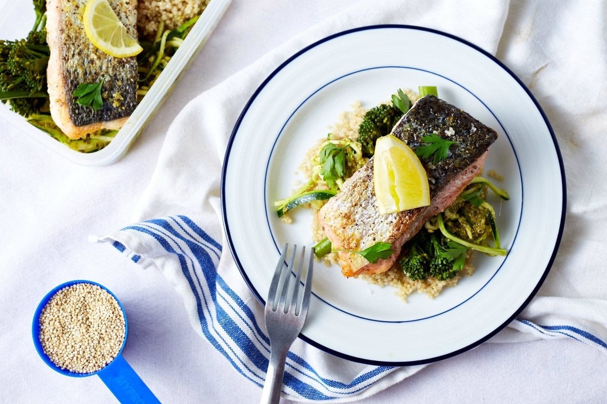 Zalmfilet Mealprep Recept