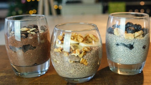 Chia Pudding 3 Ways | Eiwitrijk ontbijt Recept