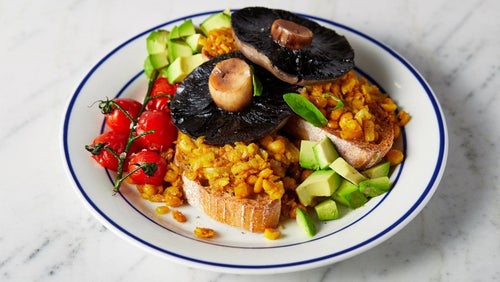 Hartige Kikkererwten Scramble | Eiwitrijk veganistisch ontbijt