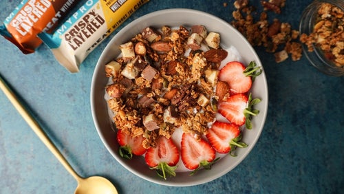 Crispy Layered Bar Granola | Zelfgemaakt Protein Granola Recept