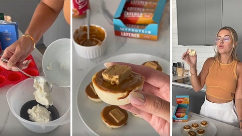 Gebakken Mini Speculoos Eiwit Cheesecakes