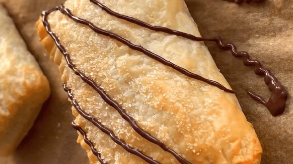 Pyragėliai su bananais ir šokoladu