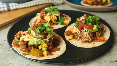 Snídaňové tacos | Snídaně s vysokým obsahem bílkovin