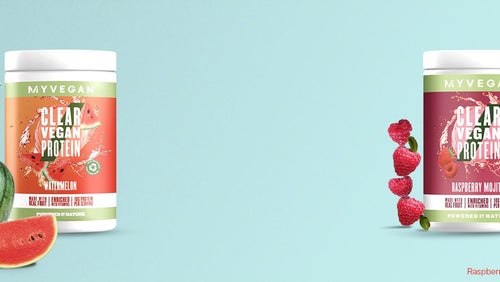 Zbrusu nové příchutě Clear Vegan Protein | Nalaďte se na vlnu ovocného osvěžení
