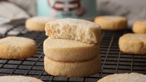 Vegan shortbread máslové sušenky z 5 ingrediencí