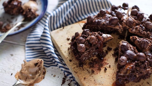 Recept: Čokoládová proteinová buchta s kefírem