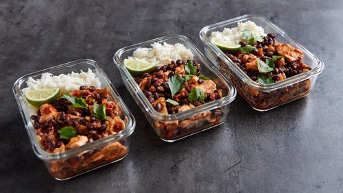 Kuřecí burrito bowl