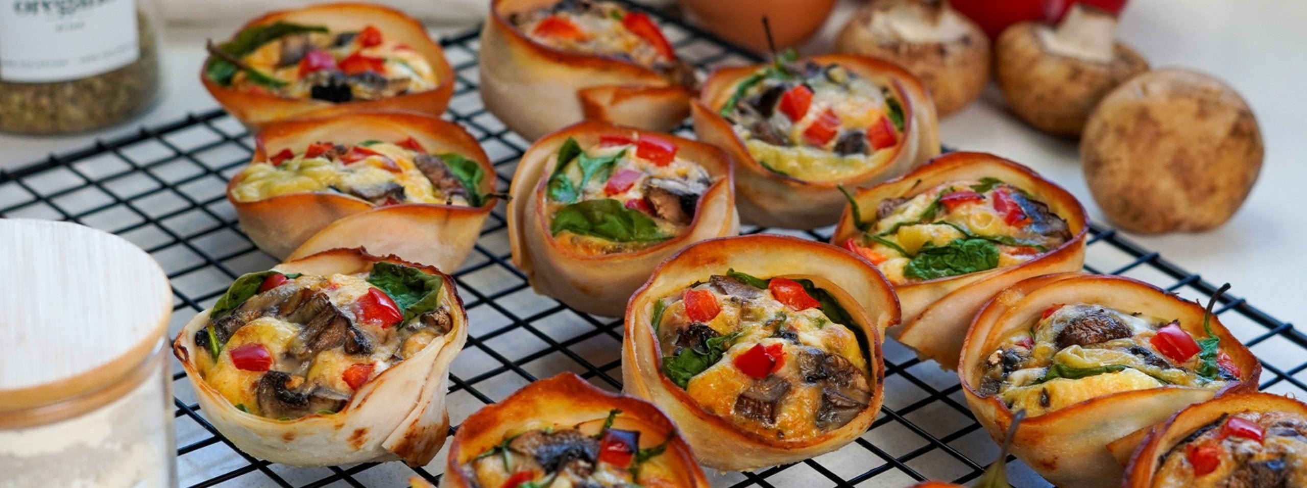 Low-carb proteinové snídaňové košíčky