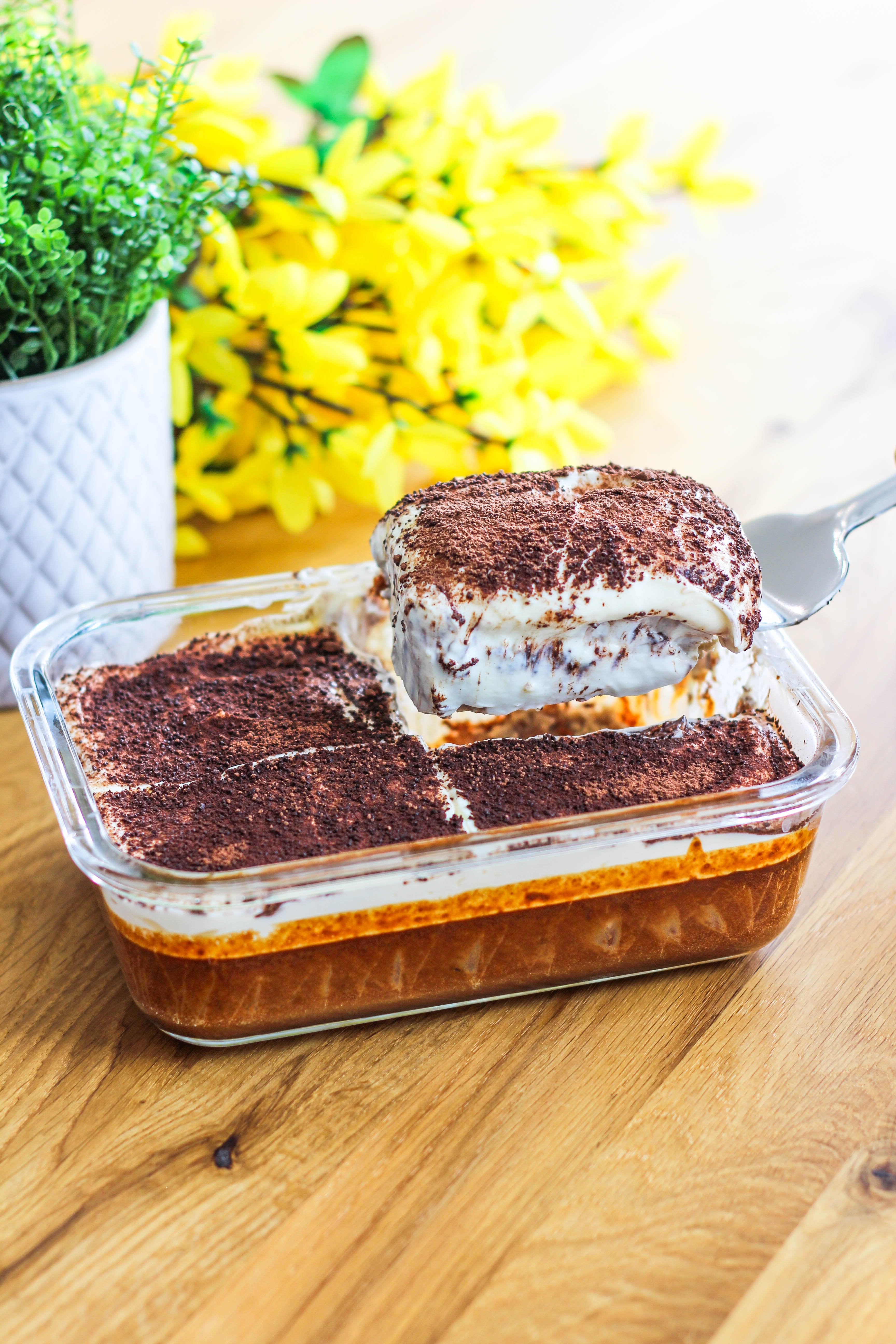 Pečené ovesné vločky a la tiramisu