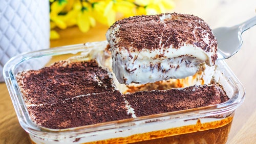Pečené ovesné vločky a la tiramisu