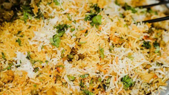 Jednoduché kuřecí biryani