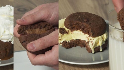 Plněné proteinové cookies na 4 způsoby | Už jste je zkoušeli rozpůlit?