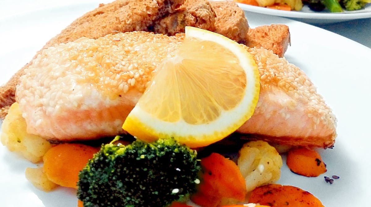 Recept: Losos v sezamové krustě