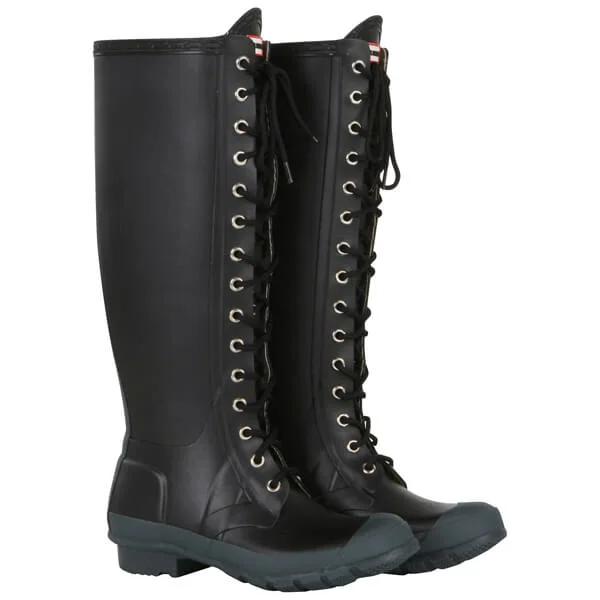Hunter Wellies Hunter Rain Boots Womens Black Hunter Women's
