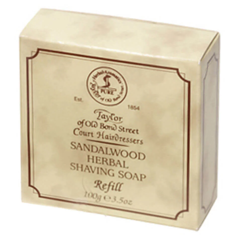 Taylor of Old Bond Street Sandalwood Shaving Soap Refill (100g)