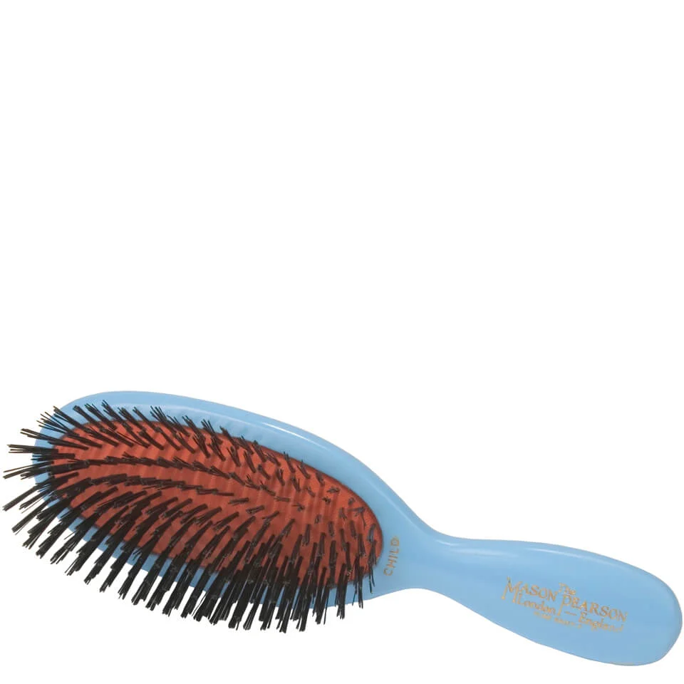 Children's Blue Sensitive Bristle Hair Brush product image