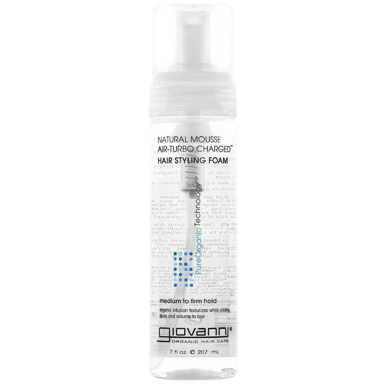 Giovanni Mousse Air-Turbo Charged Hair Styling Foam 207ml