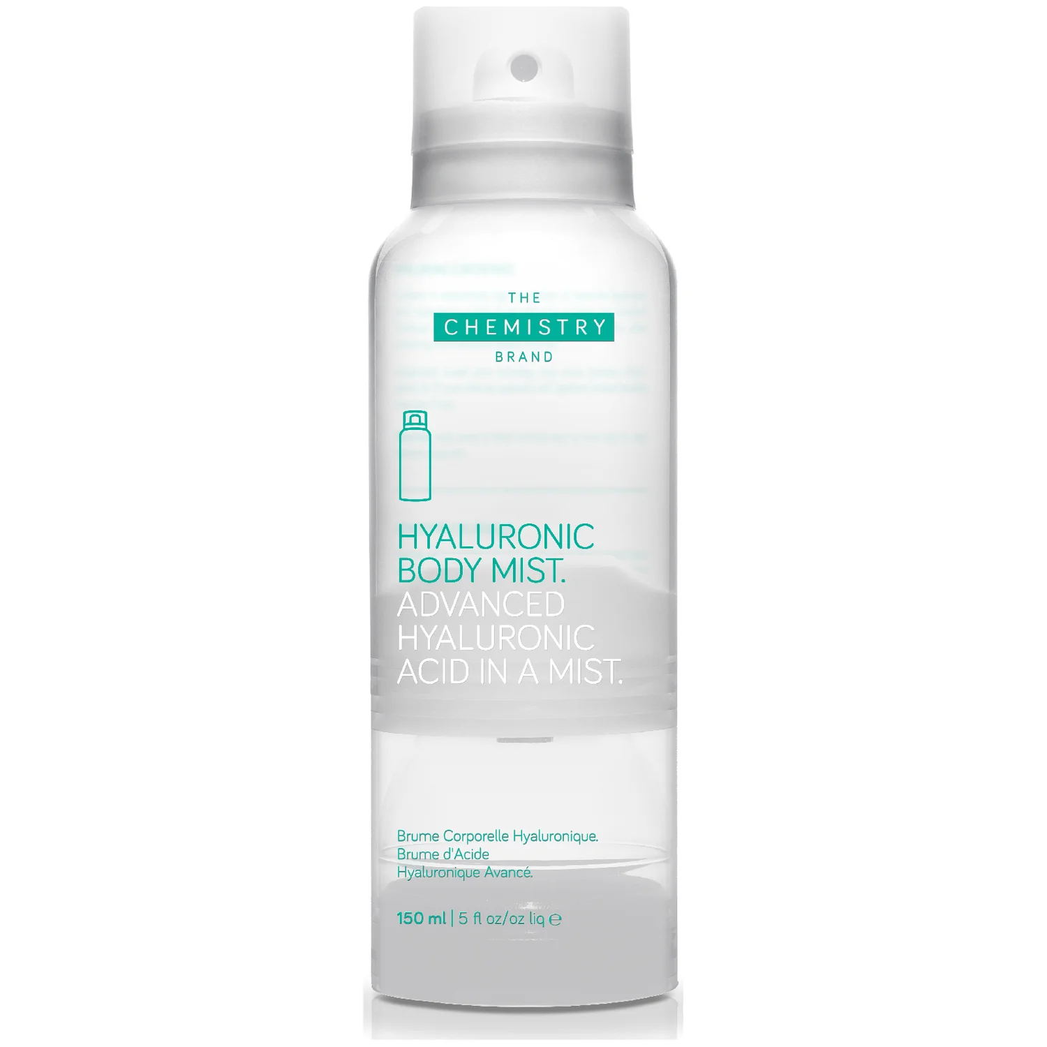 The Chemistry Brand Hyaluronic Body Mist 150ml LOOKFANTASTIC