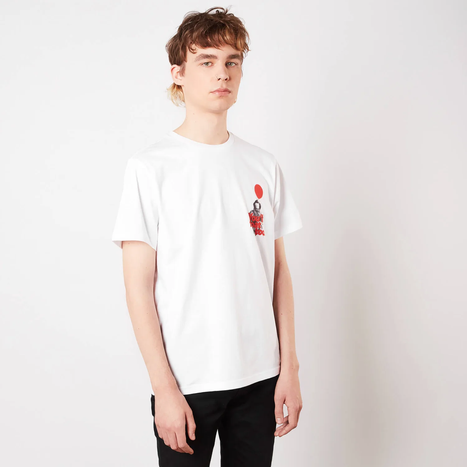 IT Chapter 1 (2017) You'll Float Too Unisex Heavyweight T-Shirt - White