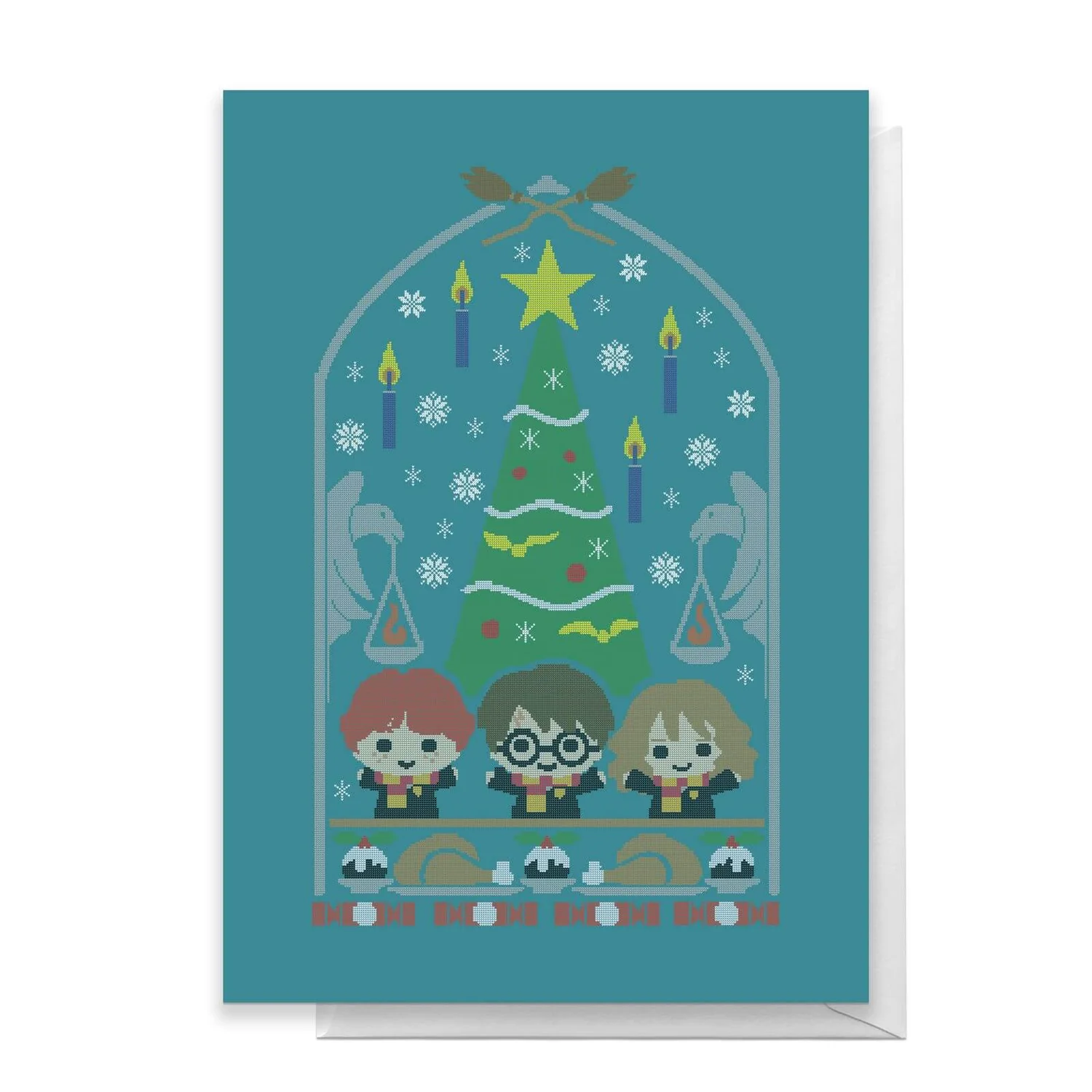 Harry Potter Trio Greetings Card