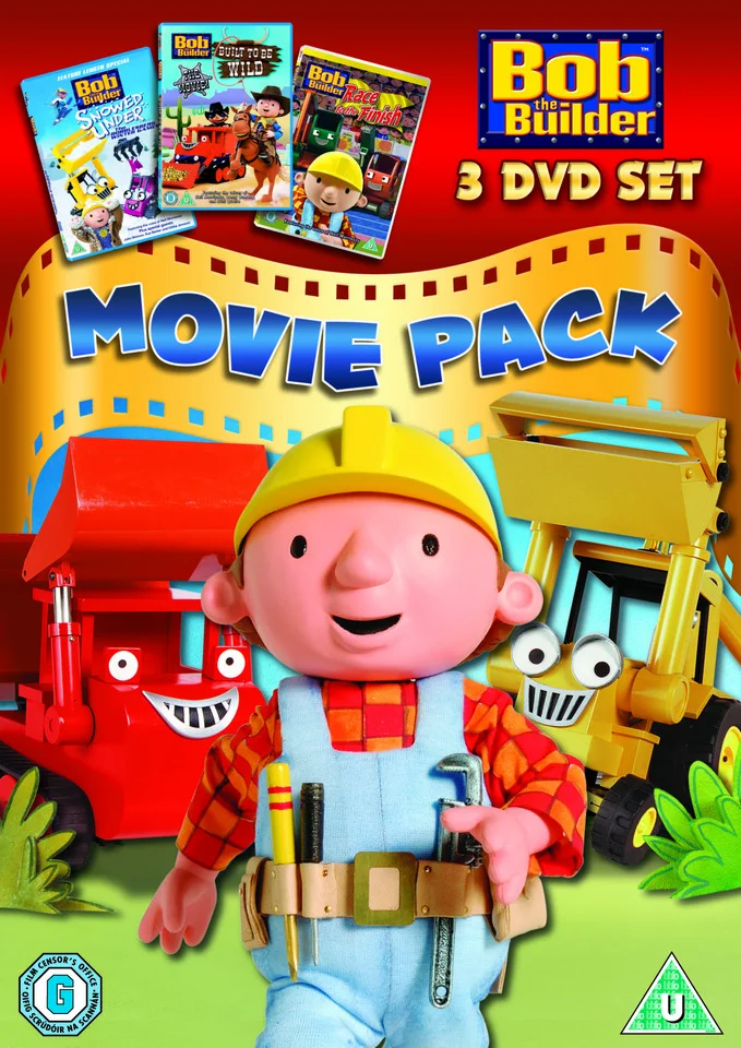 Bob the Builder Movie Pack (Snowed Under / Built to be Wild / Race to the Finish) | Zavvi UK Bob the Builder Movie Pack (Snowed Under / Built to be Wild / Race to the Finish) | Zavvi UK