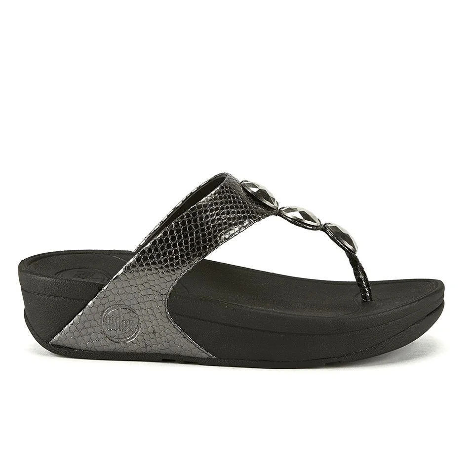 Fitflop Jewelled Toe Post Sandals FitFlop Women's Petra Toe Post