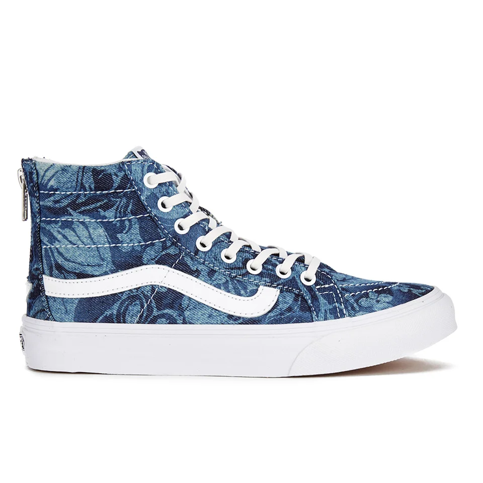 High Top Acid Wash Vans Blue Sk8 Hi Vans Acid Denim VANS Sk8-HI